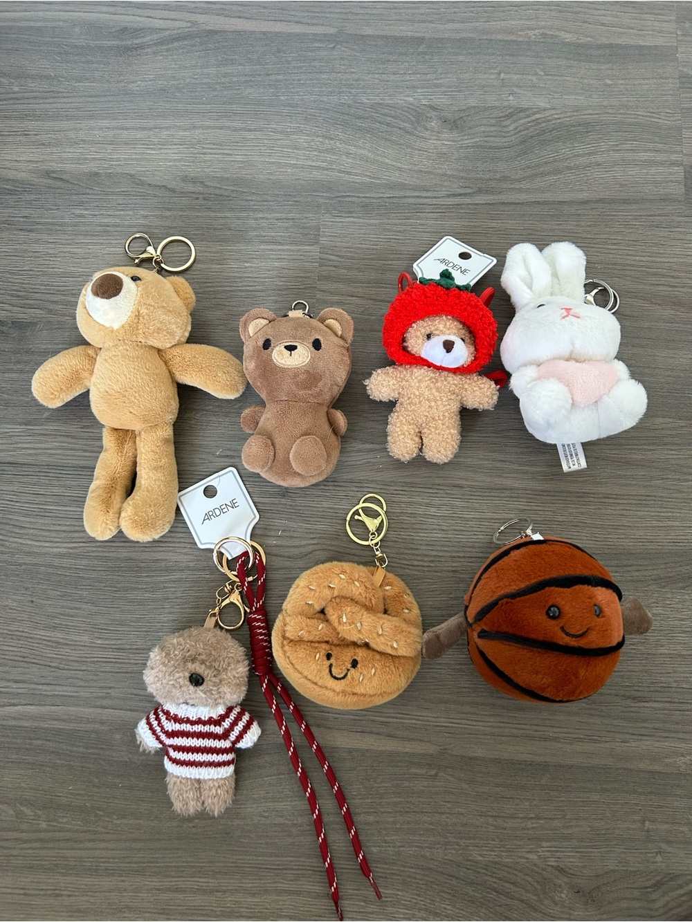 Cute Plush Keychain Bundle Bag Charm Bundle